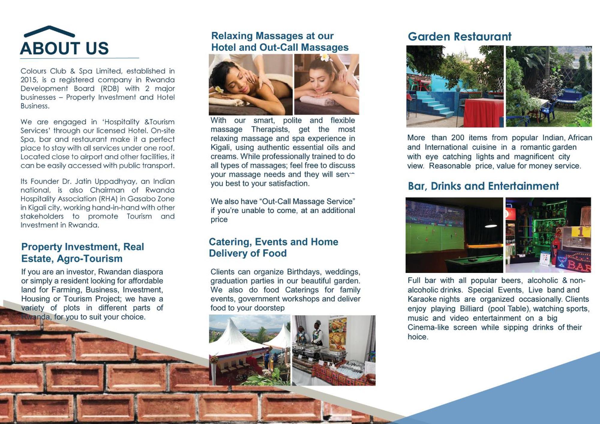 Colours Club&Spa Kigali Extérieur photo
